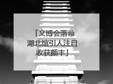 文博会落幕 湖北馆引人注目收获颇丰